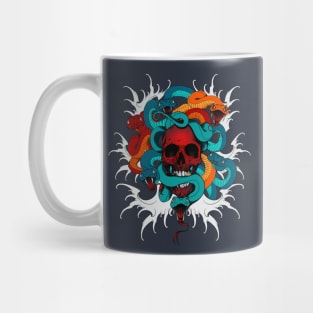 skull and snake Mug